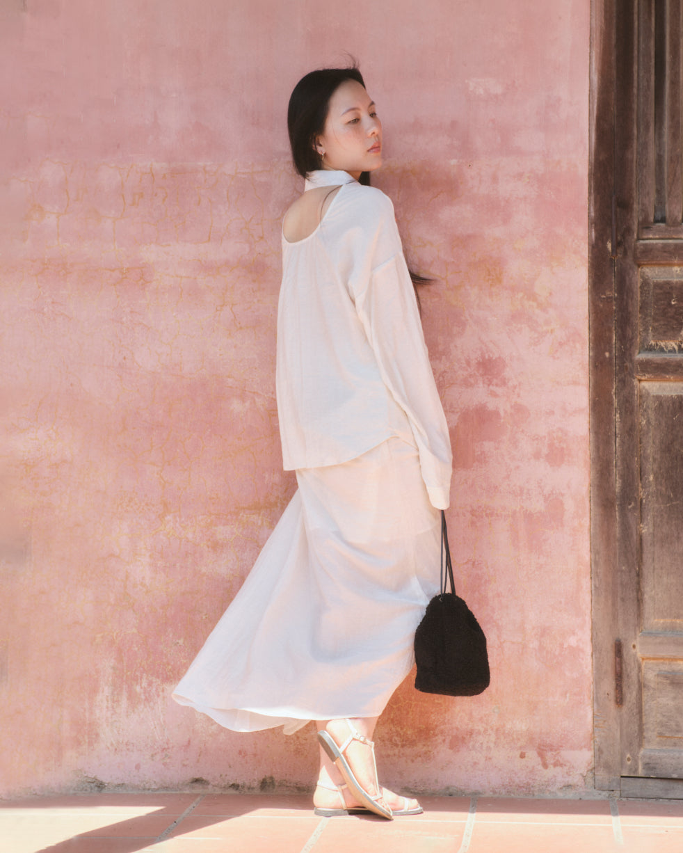 Flowy Skirt in White