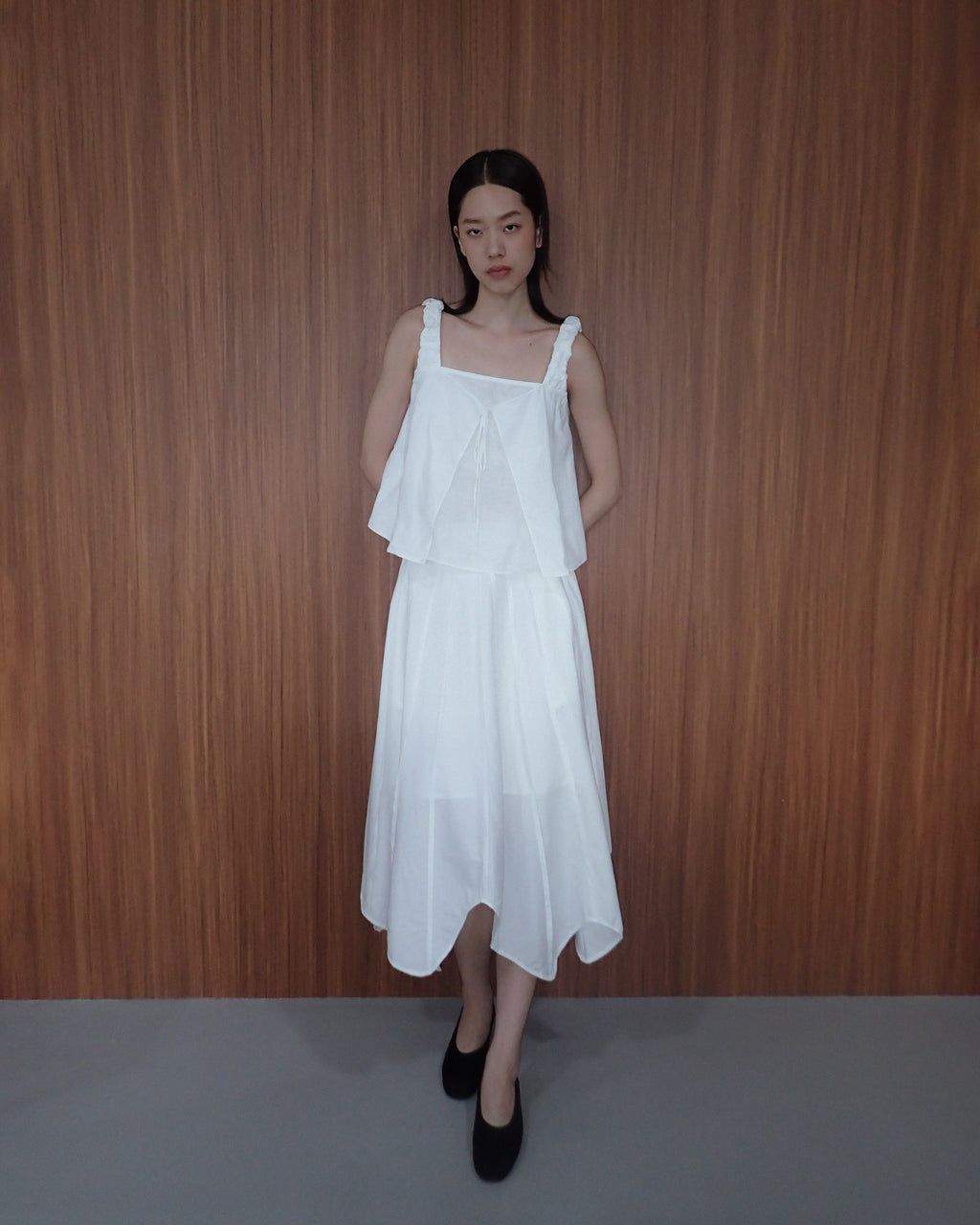 Leaf Skirt in White